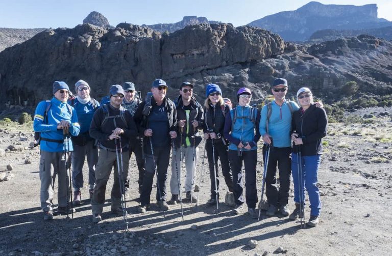 Kilimanjaro trekking group