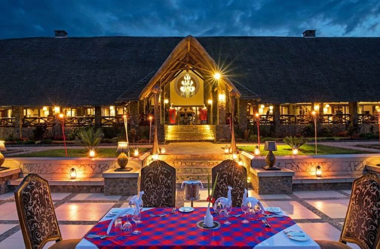 Kilimamoja Lodge private dining