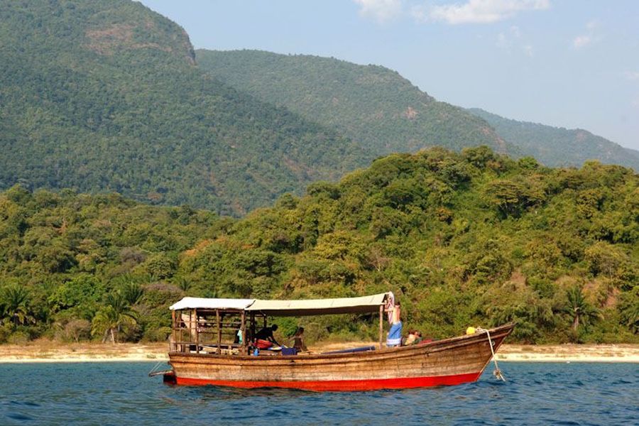 Boat on Lake Tanganyika