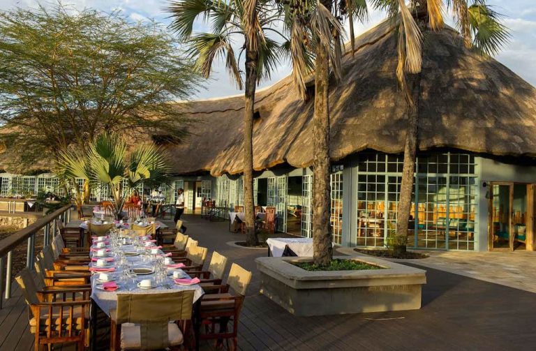 Maramboi Tented Lodge dining area