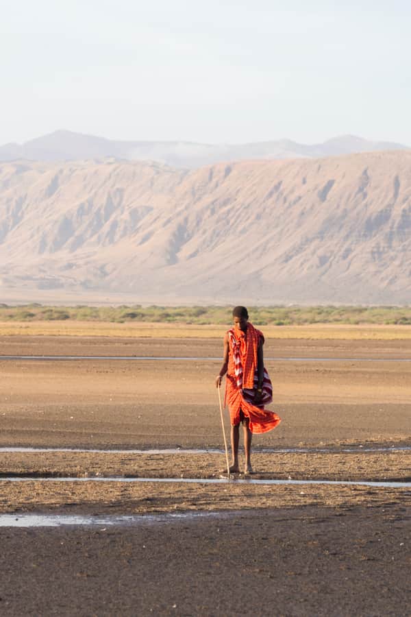 Maasai at Oldoinyo Lengai