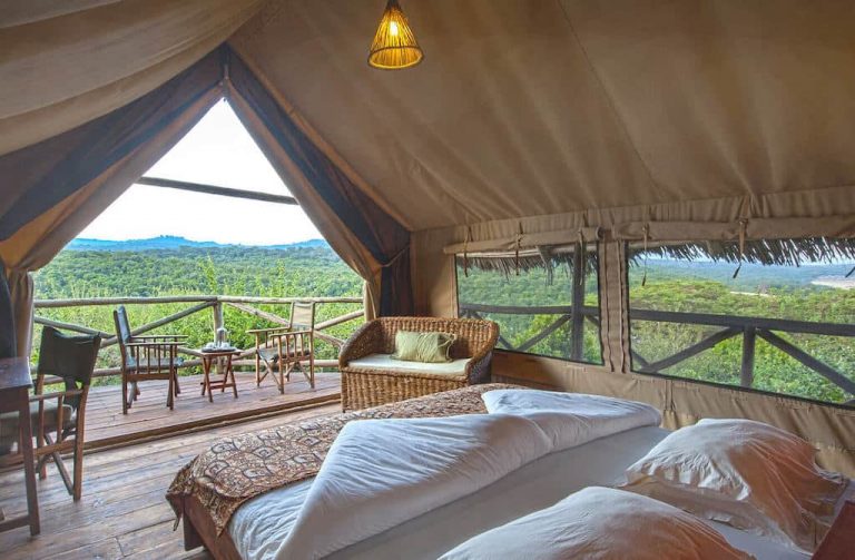 Rhotia Vallery Tented Lodge tent interior