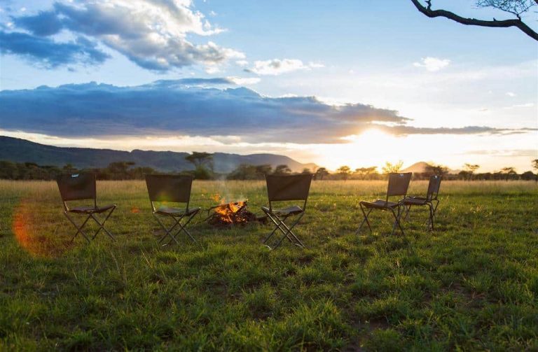 ThornTree Tented Camp campfire