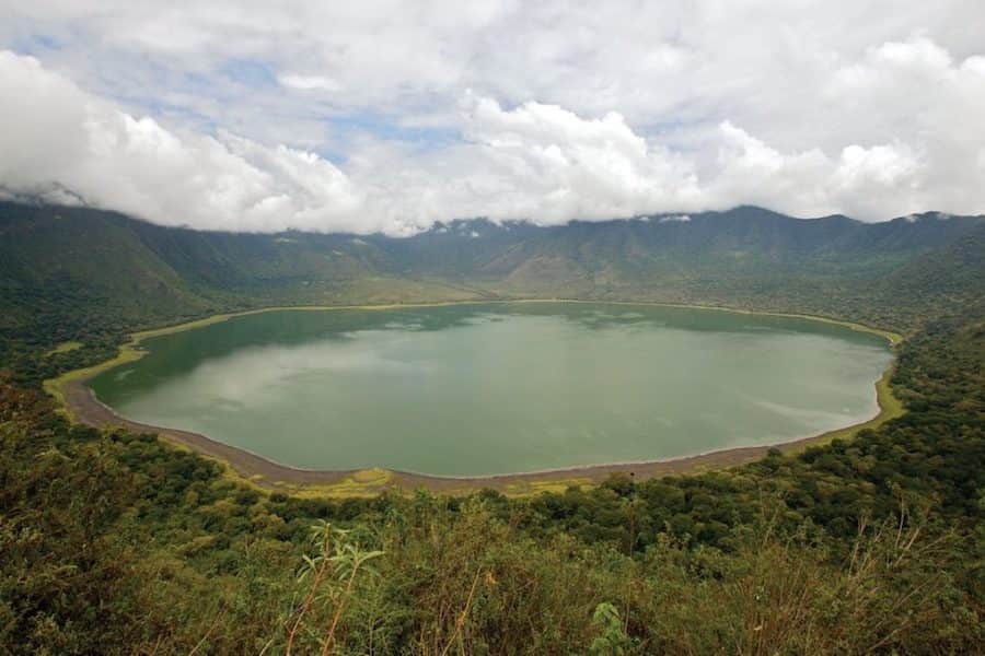 Lake in Ngorongoro Crater