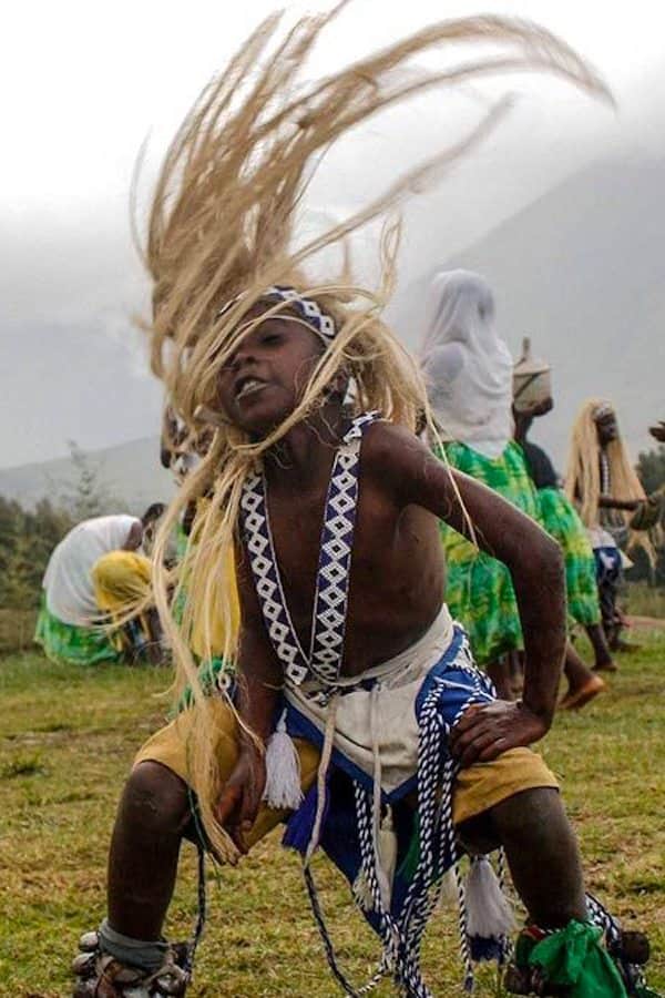 Rwandan dancer