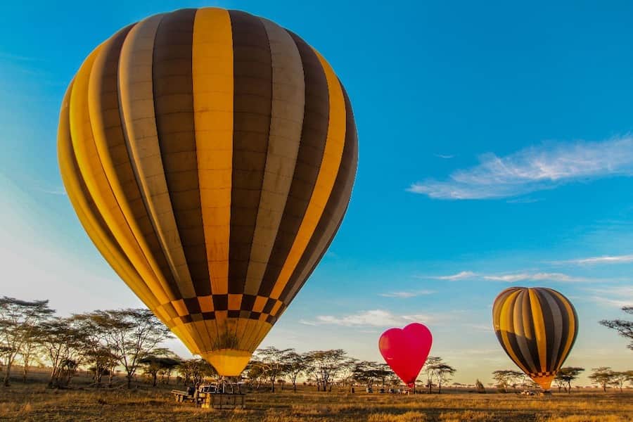 Hot air balloons, Serengeti