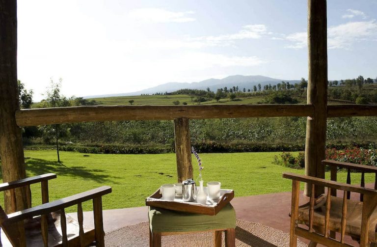 Ngorongoro Farm House room deck