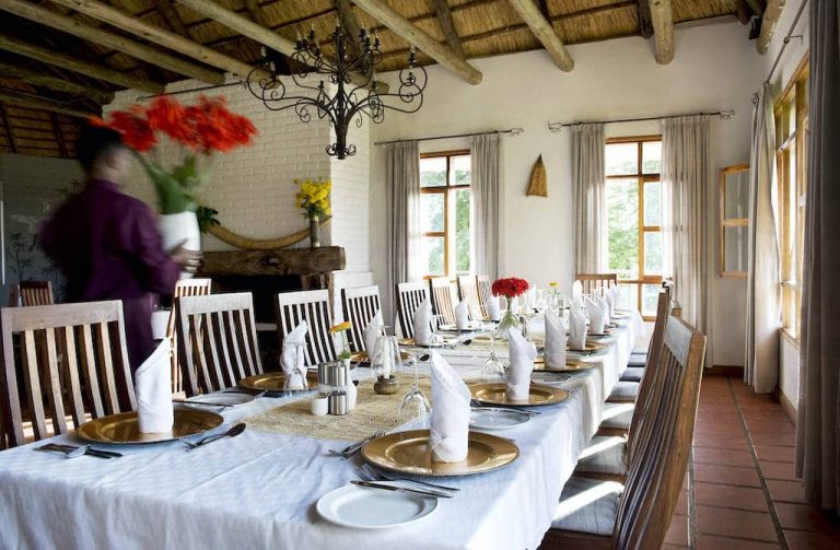 Ngorongoro Farm House dining room