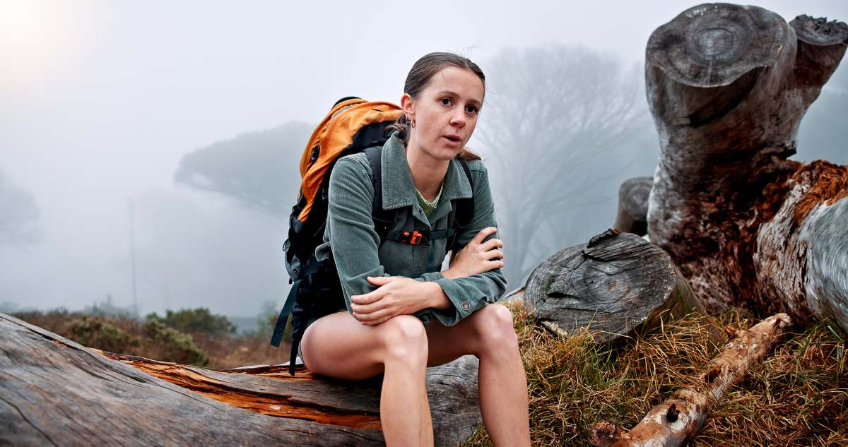 Exploring Nature: A Hiker's Journey Through Fog
